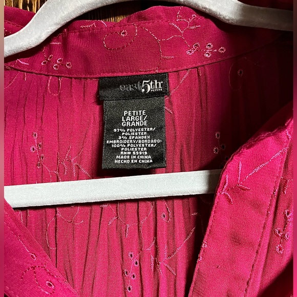 Embroidered East 5th blouse - Picture 4 of 4